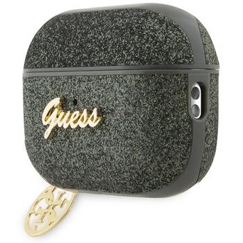 Guess GUAP2GLGSHA Glitter Flake 4G Charm Защитный чехол для AirPods Pro 2 (2022/2023) / хаки (GUAP2GLGSHA)