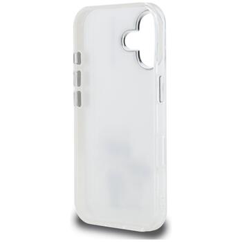 Karl Lagerfeld IML Aquarelle Karl & Choupette & Logo Aizsargapvalks priekš iPhone 16 / balts (KLHCP16SHMKCAQH)