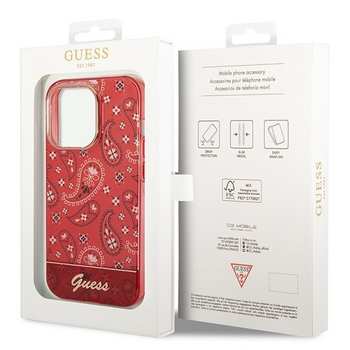 Guess GUHCP14XHGBNHR Aizmugurējais Apvalks Priekš Apple iPhone 14 Pro Max (GUHCP14XHGBNHR)