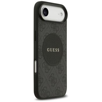 Case Guess 4G Circle Classic Logo MagSafe Aizsargapvalks priekš iPhone Air / melns (GUHMP17MP4PGRSGK)