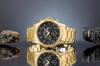 Giewont Chronograph Sapphire Мужские часы / золотой/чёрный (GW9460-B4)