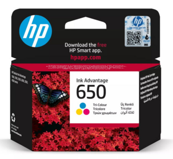 HP 650 CZ102AE Трехцветный чернильный картридж (CZ102AE)