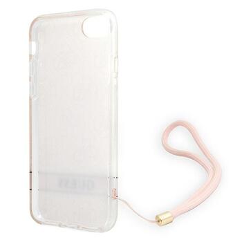 Guess GUOHCI8H4STP Hardcase 4G Print Strap Защитный чехол для iPhone SE 2022 / SE2020 / 7 / 8 / розовый (GUOHCI8H4STP)