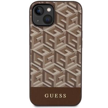 Guess GUHMP14MHGCFSEW GCube Stripes MagSafe Защитный чехол для iPhone 14 Plus / 15 Plus 6.7