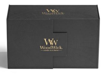 Woodwick Fireside & Linen Aromātisko sveču komplekts 2 x 85 g (5038581123738)
