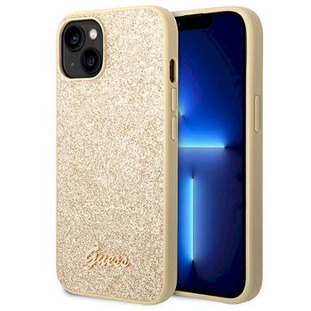 Guess GUHCP14MHGGSHD Glitter Script Защитный чехол для iPhone 14 Plus/15 Plus 6.7