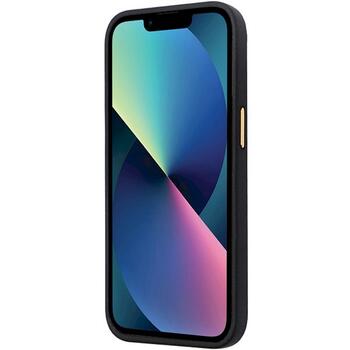 Guess GUHCP13LM4DGPK Silicone Logo Strass 4G Защитный чехол для iPhone 13 Pro / 13 6.1