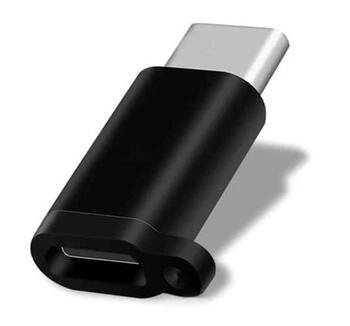 Mocco Универсальный Адаптер Micro USB к USB Type-C Подключение Black (OEM) (MC-AD-TCM-BK)
