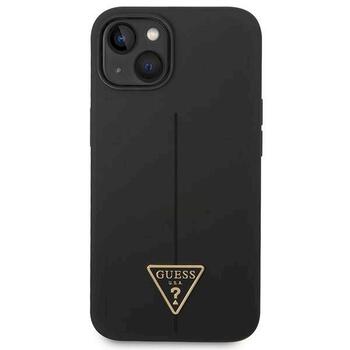 Guess GUHCP14MSLTGK Silicone Triangle Hardcase Защитный чехол для iPhone 14 Plus / 15 Plus 6.7