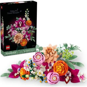 LEGO ICONS 10342 The Botanical Collection - Pretty Pink Flower Bouquet konstruktors (10342)