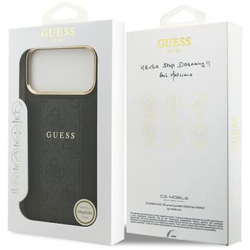 Guess 4G Stripe MagSafe Case Защитный чехол для iPhone 17 Pro Max / чёрный (GUHMP17XPG4SEMCK)