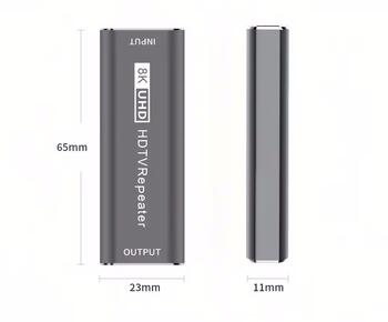 RoGer HDMI 8K UHD Repeater Расширитель сигнала до 25м с поддержкой CEC , DTS, 3D / 7680x4320@60Hz (RO-HDTV8KREPEATER)
