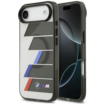 BMW M IML Metal Buttons Tricolor Lines MagSafe Case Защитный Чехол для Apple iPhone 17 Air (BMHMP17M25HTTRIA)