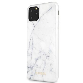 Guess GUHCN65HYMAWH Защитный чехол для iPhone 11 Pro Max / белый Marble (GUHCN65HYMAWH)