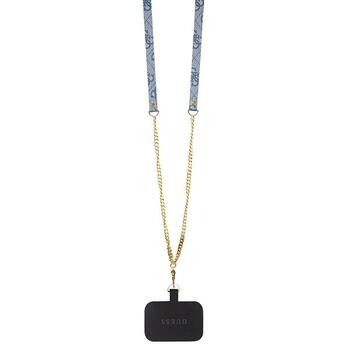 Guess GUHCP14XP4TDSCPB Crossbody 4G Metal Logo Aizsargapvalks priekš iPhone 14 Pro Max 6.7