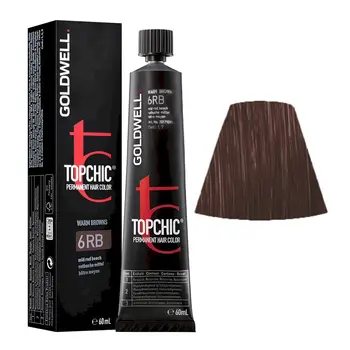 Goldwell Topchic Hair Color Краска для волос 6RB 60 ml (4021609000631)