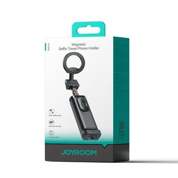 Joyroom JR-ZS509 Selfie Stick with Bluetooth, MagSafe 4.7 - 7.0 inch, 40mm Magnētiskais automašīnas turētājs / melns (JR-ZS509-BLK)