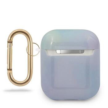 Guess GUACA2TPUMCGC02 AirPods cover Чехол для наушников AirPods Tie & Dye Collection / синий (GUACA2TPUMCGC02)