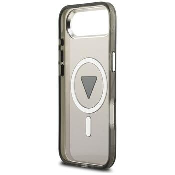 Case Guess IML Gradient Triangle Logo MagSafe Aizsargapvalks priekš iPhone Air / melns (GUHMP17MHGTMLCGK)