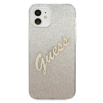 Guess GUHCP12SPCUGLSGO Glitter Gradient Script Hardcase Защитный чехол для iPhone 12 mini 5,4