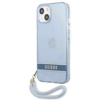 Guess GUHCP13MHTSGSB Hardcase Translucent Strap Aizsargapvalks priekš iPhone 13/14/15 6.1
