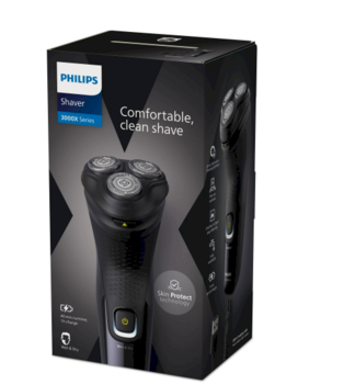 Philips X3021/00 Rotējošais skuveklis-trimmeris / melns (X3021/00)