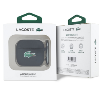 Lacoste Liquid Silicone Croc Logo Case Austiņu Maciņš Apple AirPods 4 (LCA4SLOK)