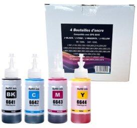 GenerInk Tintes kārtridžs GenerInk Epson Ecotank 664 C13T664640 набор (E-664-PACK-GI-N)