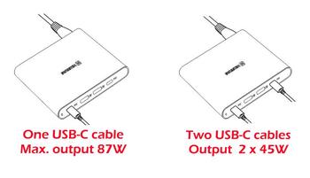 Swissten Premium Сетевое зарядное устройство Notebooks and MacBook / 87W / PD3.0 / QC3.0 / PPS (SW-TCH-87W-PD30-QC30-W)