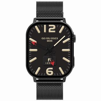 Smartwatch Gravity GT15-1 Силиконовый ремешок + чёрный браслет / чёрный (GT15-1)