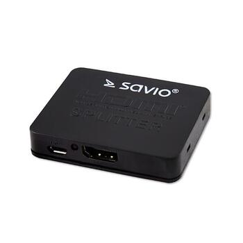 Savio HDMI sadalītājs 2 HDMI ieejas (CL-93)