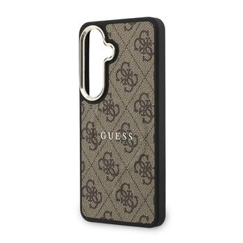 Guess PU Leather 4G Gold Frame Magnetic Case Чехол для Samsung Galaxy S26 (GUHMS26SP4MSEGCW)