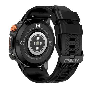 Smartwatch Gravity Смарт-часы с 2 ремешками GT20-7 / чёрный (GT20-7)