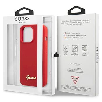 Guess GUHCP13XLSLMGRE Silicone Vintage Gold Logo Защитный чехол для iPhone 13 Pro Max 6.7