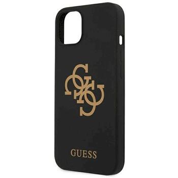 Guess GUHCP13SLS4GGBK Silicone 4G Logo Защитный чехол для iPhone 13 mini 5,4