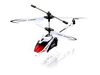 SYMA S5 Helikopters žiroskopu stabilizatoru / LED / Balts (SYMA-S5-WH)