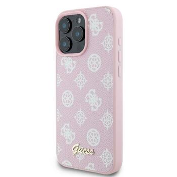 Guess GUHMP16LPGPYSP Peony Script Logo MagSafe Защитный чехол для iPhone 16 Pro 6.3