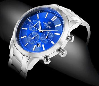 Giewont Chronograph Sapphire Vīriešu pulkstenis / sudrabzils (GW8510-B3)