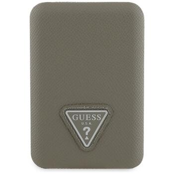 Guess Grained Triangle Зарядная батарея 5000mAh 15W USB-C MagSafe Inductive / коричневый (GUPB5FPGTSPSW)