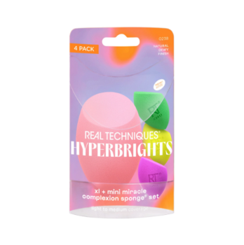 Real Techniques Hyperbrights XL + Mini Miracle Complexion Набор Губок (079625442021)