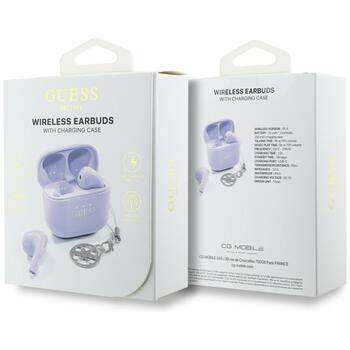 Guess Classic Logo Charm TWS Наушники (GUTWSXMCCLU)