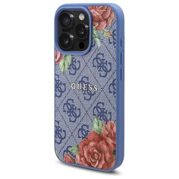 Guess GUHMP16XP4ROPEMCB Hardcase 4G Flowers Print MagSafe Защитный чехол для iPhone 16 Pro Max 6.9