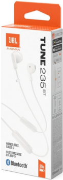 JBL Tune 135BT Bezvadu Austiņas baltas (JBLT235BTWHT)