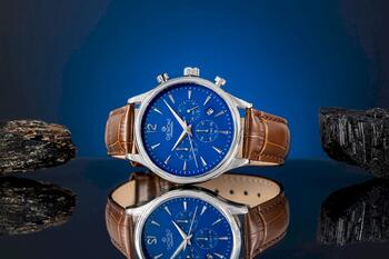 Giewont Chronograph Sapphire Наручные часы мужские GW6310-A5 / коричнево-синий (GW6310-A5)