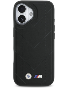 BMW M Quilted Logo MagSafe Case Защитный Чехол для Apple iPhone 17 (BMHMP17S25PSECHK)