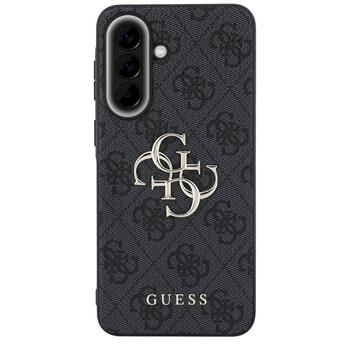 Case Guess Leather 4G Metal Logo Защитный чехол для Samsung Galaxy A57 5G / чёрный (GUHCSA574GMGGR)