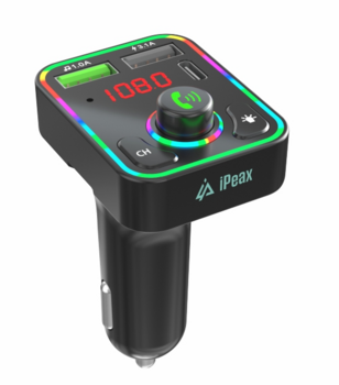 iPeax RGB FM Bluetooth Transmitter Raidītājs (90010144)