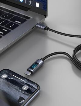 Swissten LCD Кабель USB-C - USB-C 1.5m (71551074)