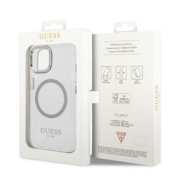 Guess GUHMP14MHTRMS Metal Outline Magsafe Защитный чехол для iPhone 14 Plus / 15 Plus 6.7
