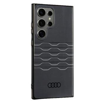 Audi IML Geometric Pattern Чехол для Samsung Galaxy S24 Ultra (AU-IMLS24U-A6/D3-BK)
